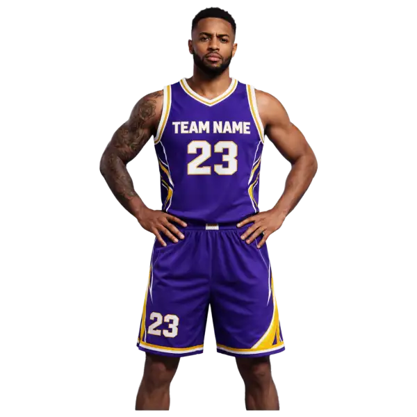 Custom black and red sublimated basketball jersey team — product image 2