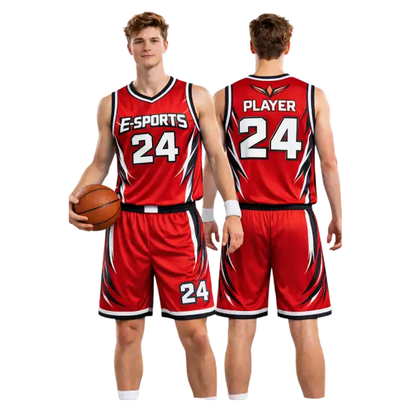 Custom two tone basketball jerseys team order — product image 1