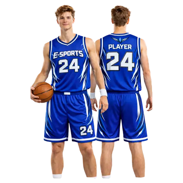 Custom two tone basketball jerseys team order — product image 2