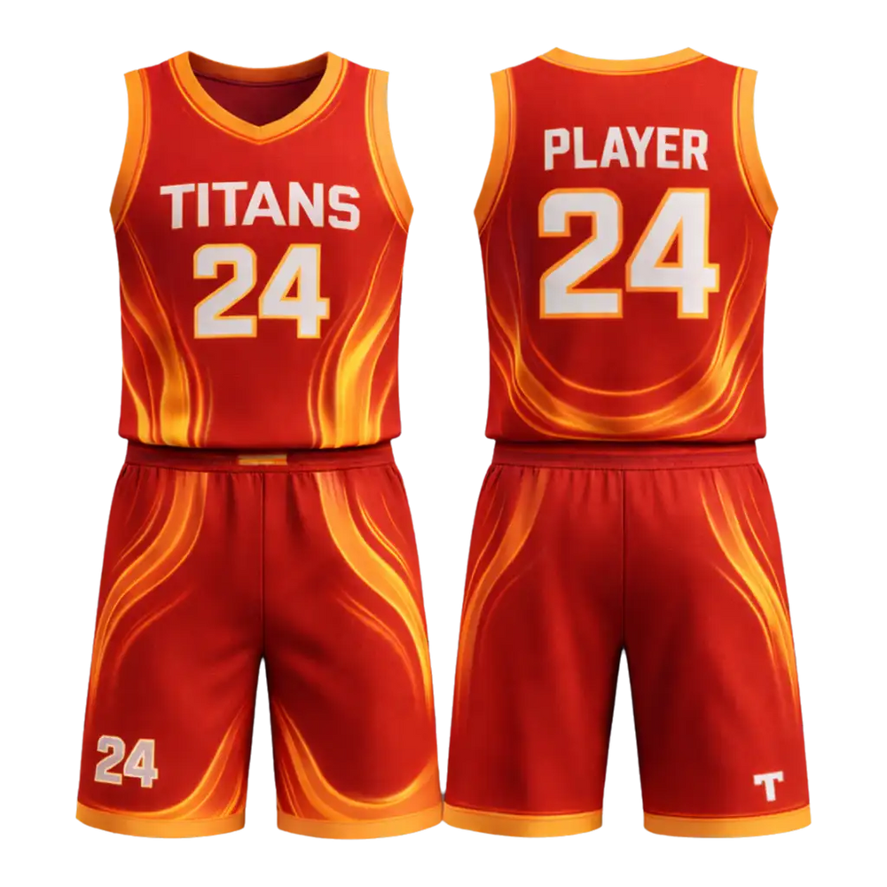 Polyester basketball jerseys custom sublimated professional — product image 1