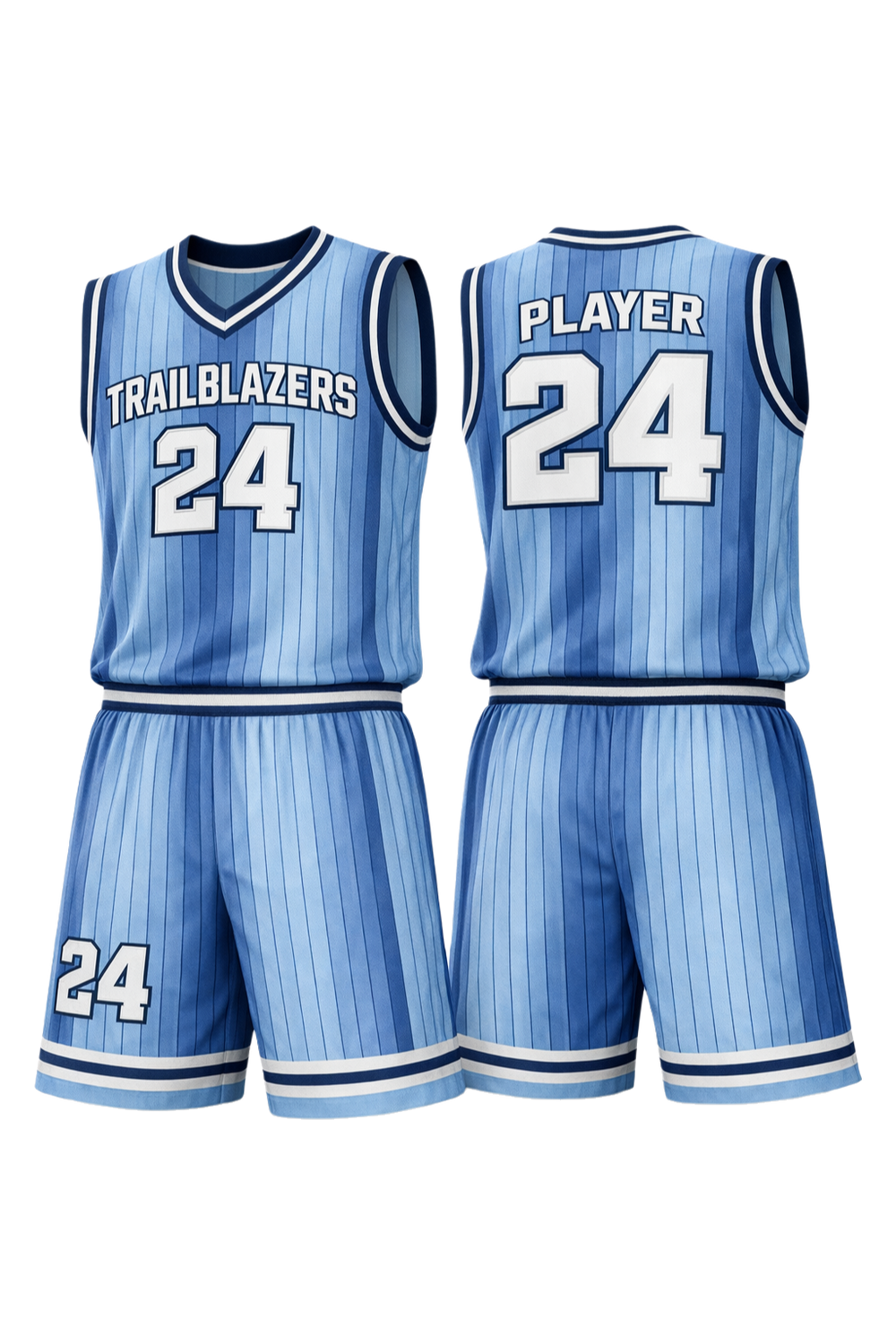 Custom Ombre Fade Basketball Jerseys, Sublimated Team Uniforms — product image 1