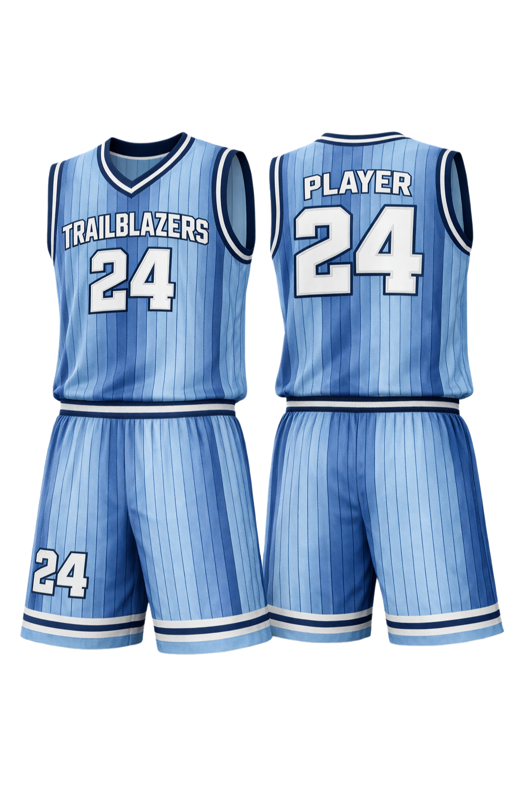 Custom Ombre Fade Basketball Jerseys, Sublimated Team Uniforms — product image 1