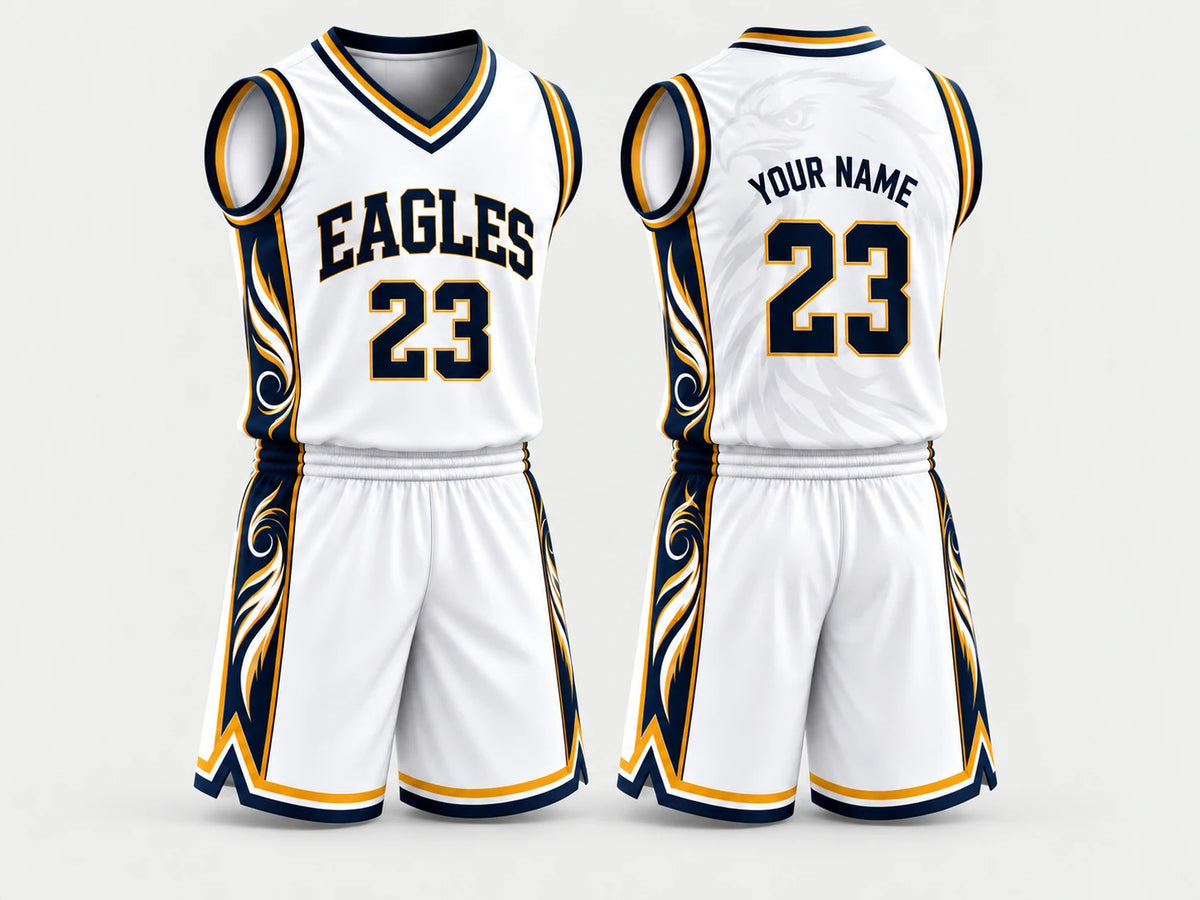 Illustrative Eagles basketball uniform design